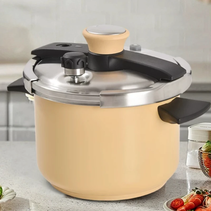 Cooker Pressure Pot -7L Stainless Steel Pressure Cookers Explosion-Proof Design for Gas & Induction Cooktops,100KPA Fast Cooking