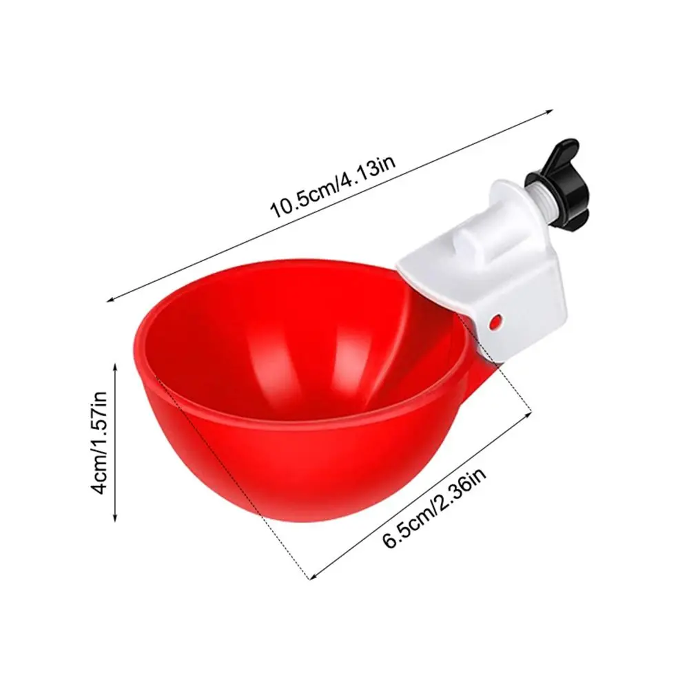 4PCS Automatic Chicken Water Feeder Drinking Cups Poultry Kit for Chicks Duck Goose Turkey Quail Feeding Watering Supplie