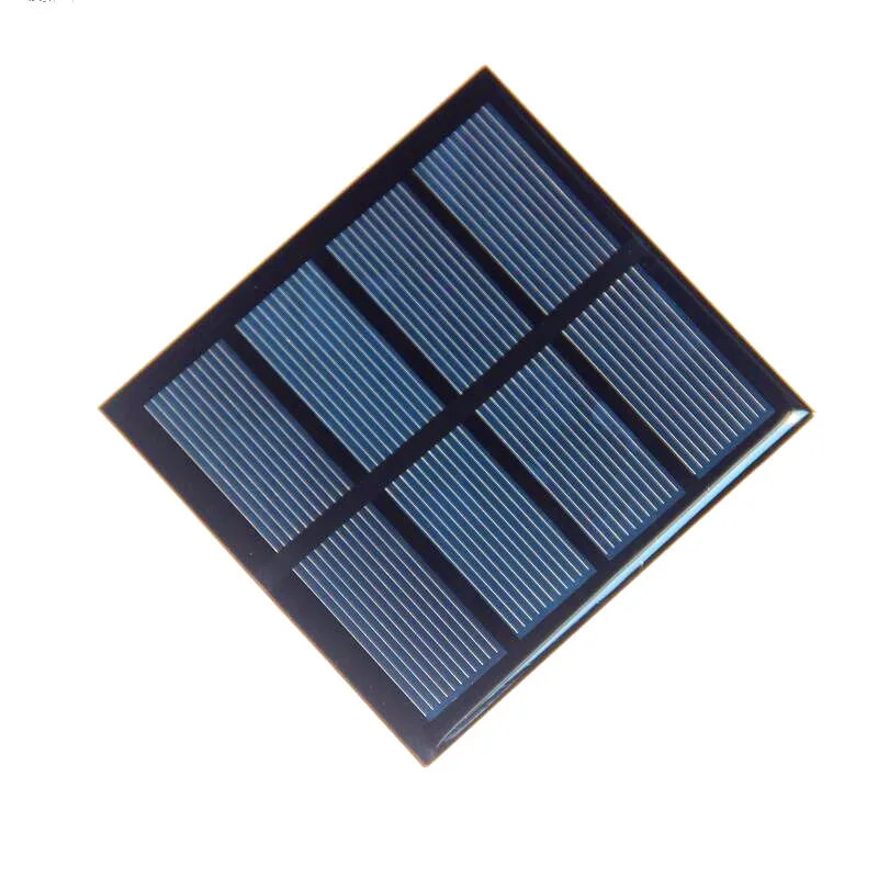 0.9W 2V Mini Solar Panel Polysilicon Drops Solar Cells Charged 1.5V Garden Led Lights Battery 80*75MM