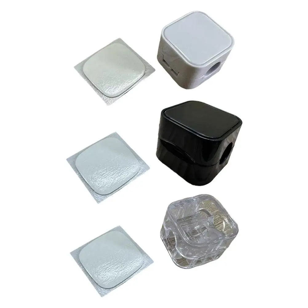 New Universal Square Data Cable Storage Line Adjustable Cord Holder Under Desk Cable Management Wire Keeper Cable Organizer