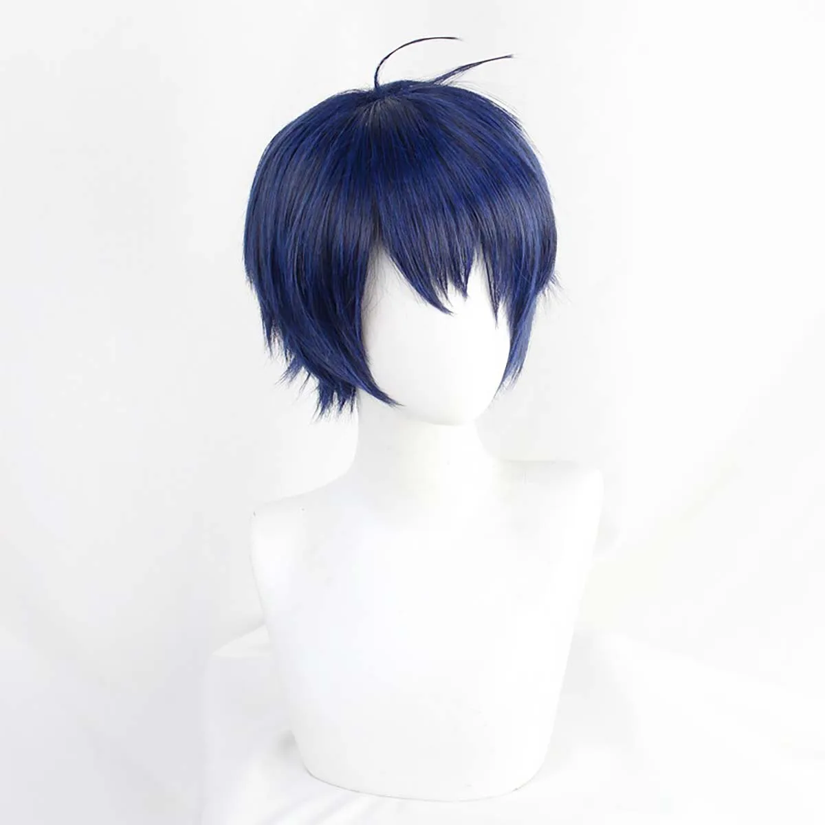 Twisted-Wonderland Deuce Spade Dark Blue Short Heat Resistant Synthetic Hair Wigs