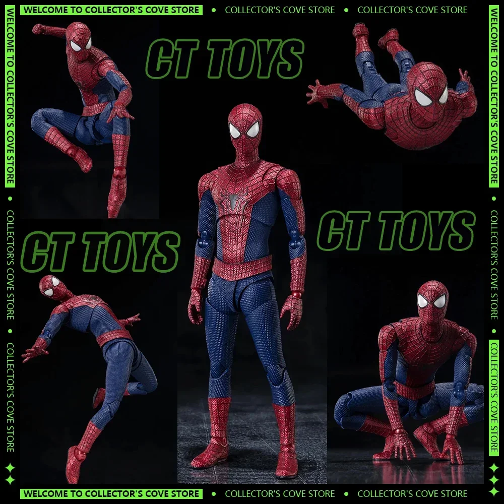 Ct Toys Spiderman Figure Shf Agent Venom Figurine Amazing Yamaguchi Action Figure Miles Morales Anime Figures PVC Statue Kid Toy