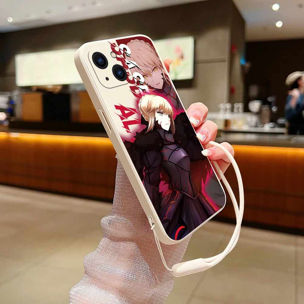 F-Fate Zero Stay Night S-Saber Phone Case For Samsung Galaxy S23 S22 S21 S20 Ultra Plus FE S9 S10E Note 20 ultra 9 Plus Cover