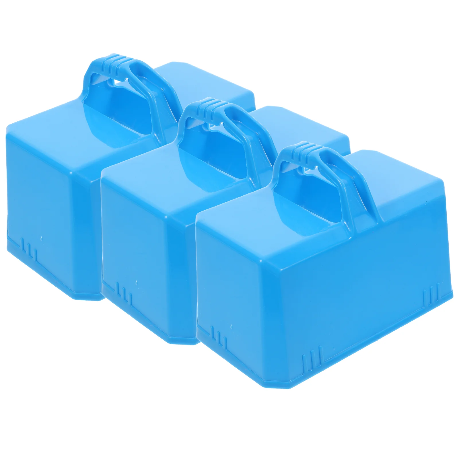 3 Pcs Fight Brick Model Sand Maker Clip Plastic Shaper Molds Toys Outdoor Winter