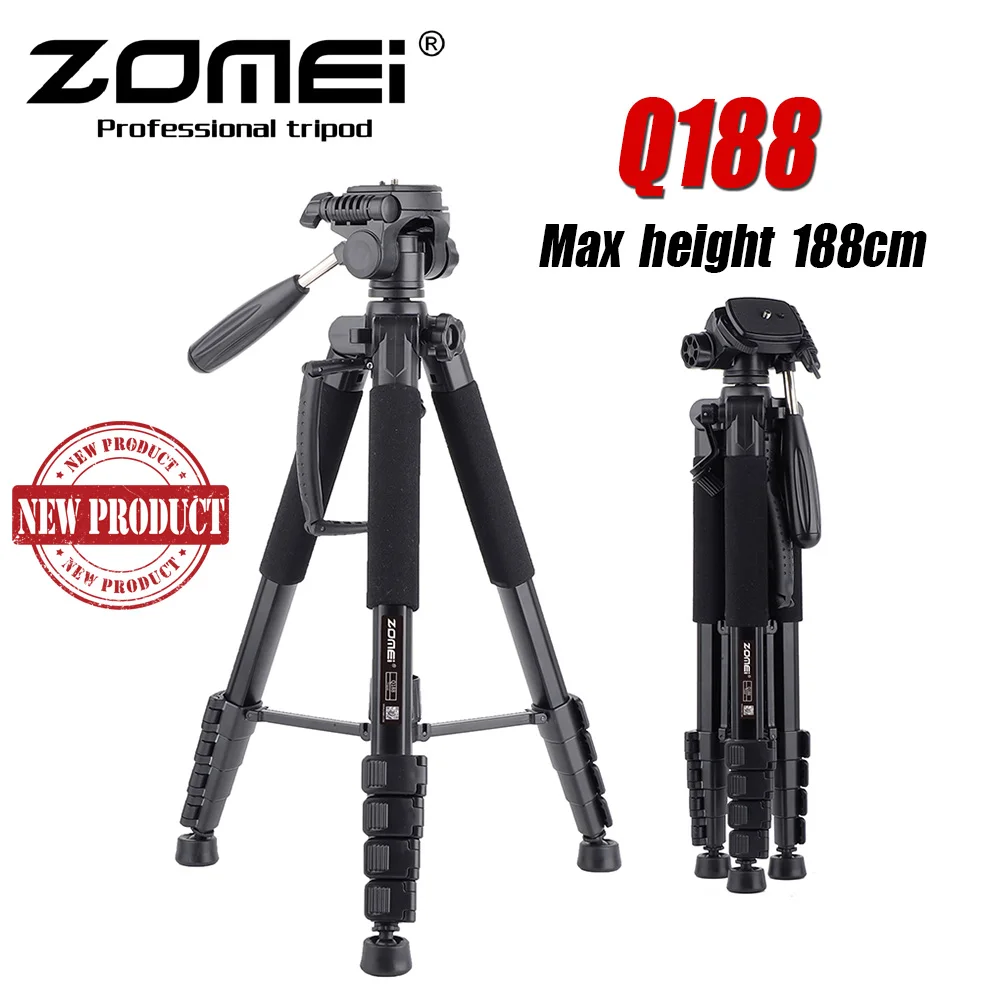 

Zomei Aluminum Mini Tripod Compact Foldable Tripod Stand Quick Release Plate, 5kg Load Capactity for Canon Nikon Sony DSLR.