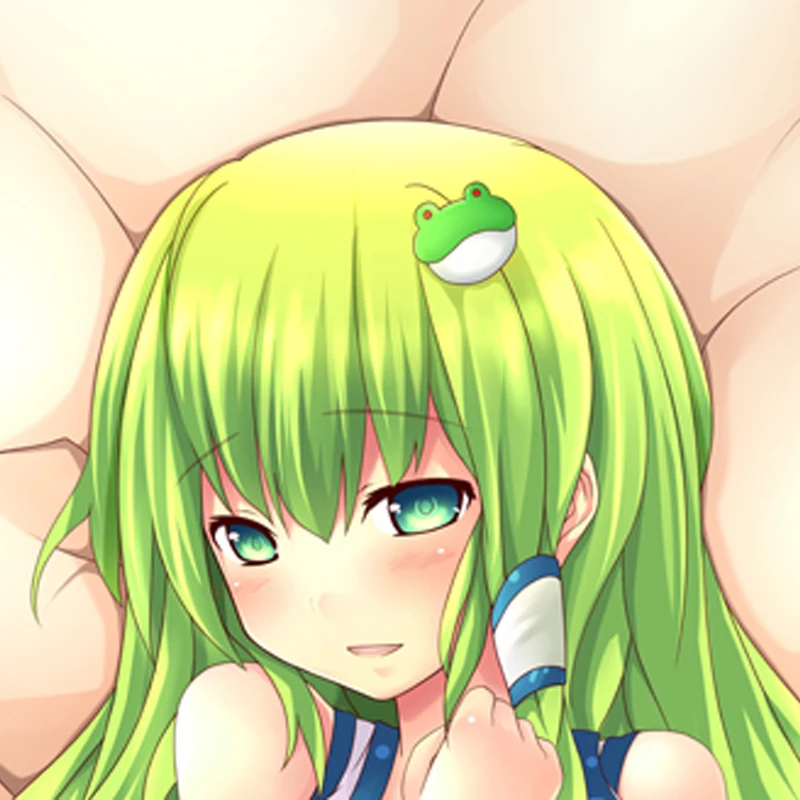 Anime Dakimakura Pillow Cover Sanae Kochiya Double Sided Print Pillow Case 120cm-180cm Custom Cartoon Character DIY Home Decor