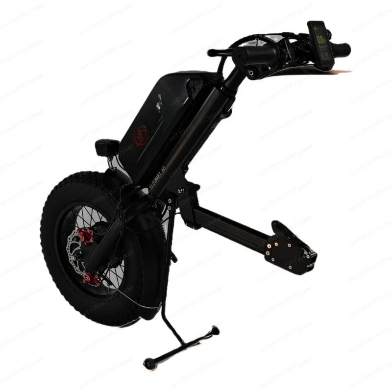 Electric Handcycle Wheelchair Attachment Handbike Kit with 13Ah Battery, New 48V 1200W, Fat 20x4.0 Inch, iNch Tires