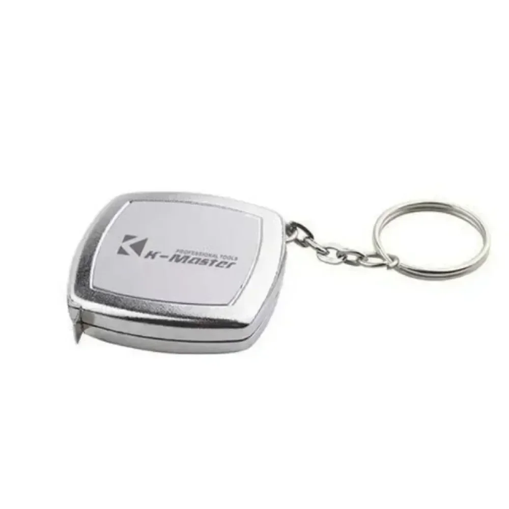 Imagem -06 - Pequeno Aço Fita Métrica Chaveiro Mini Bolso Fita Métrica Portátil