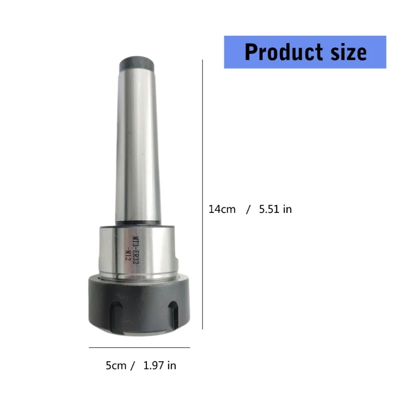 ipiip Morse Tapers Collet Chucks Holder ชุด Milling Chucks Holder Set ส่วนเครื่องกลึงมิลลิ่ง