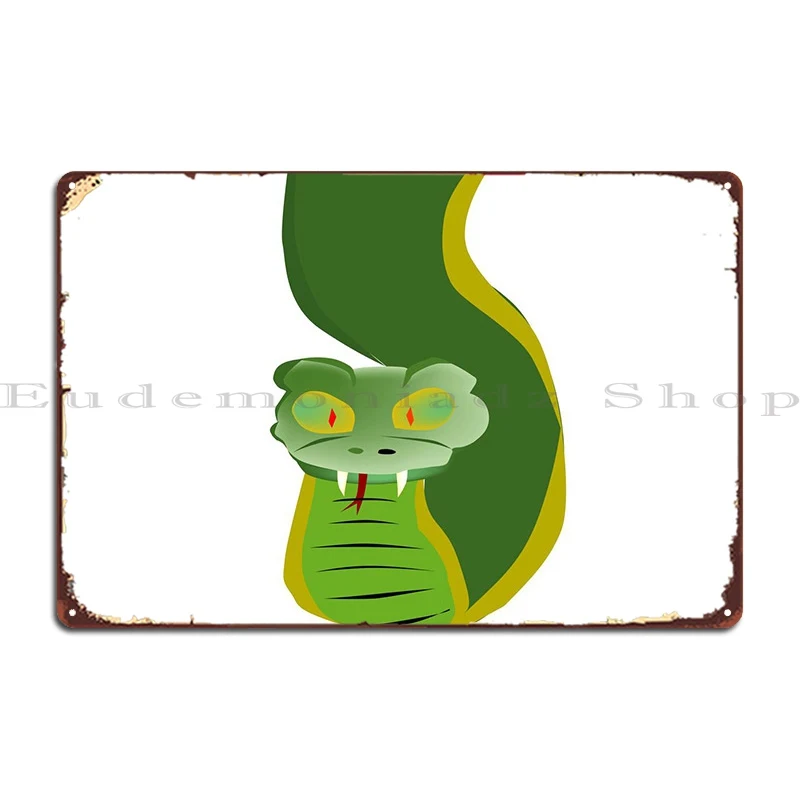 

Serpent Metal Plaque Club Printing Designing Print Wall Cave Tin Sign Poster