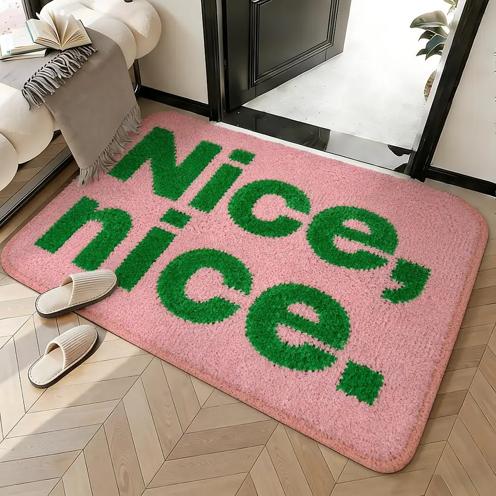 Soft Absorbent Non-Slip Rug Nice Vibe Floor Mat Home Decor Doormat Bedroom Floor Mat Shower Carpet
