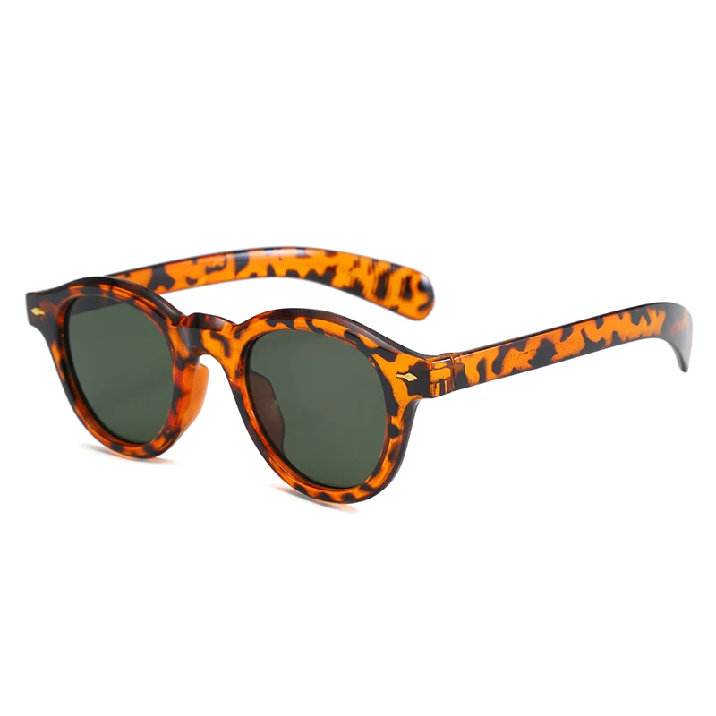 خمر النظارات الشمسية المستديرة النساء الرجال الاتجاه الكلاسيكي العلامة التجارية نظارات شمسية القيادة الصيد النظارات سيدة رجل UV400 نظارات واقية