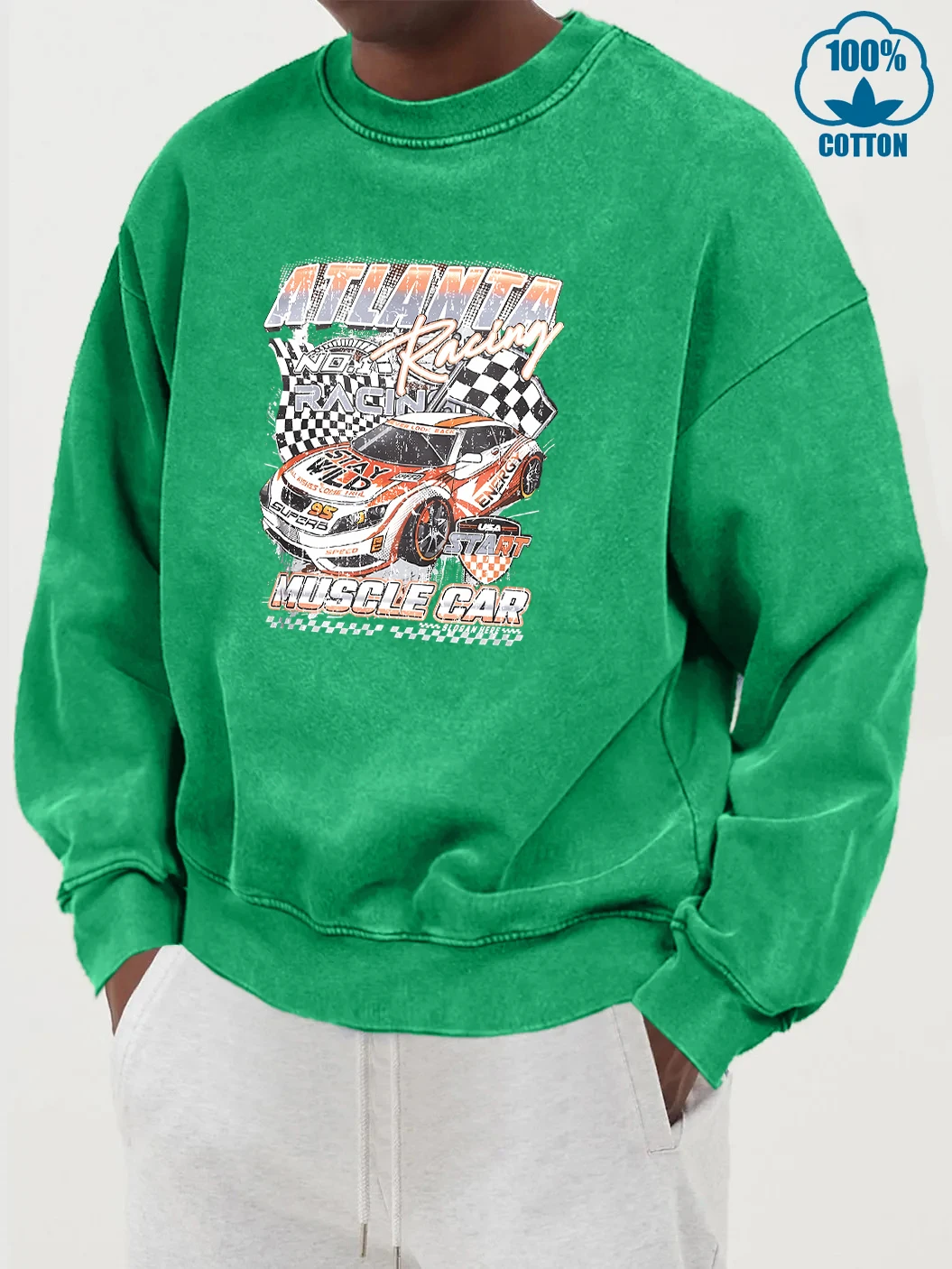 Atlanta Racing Car Print Male - Street Fashion Atlanta review and price