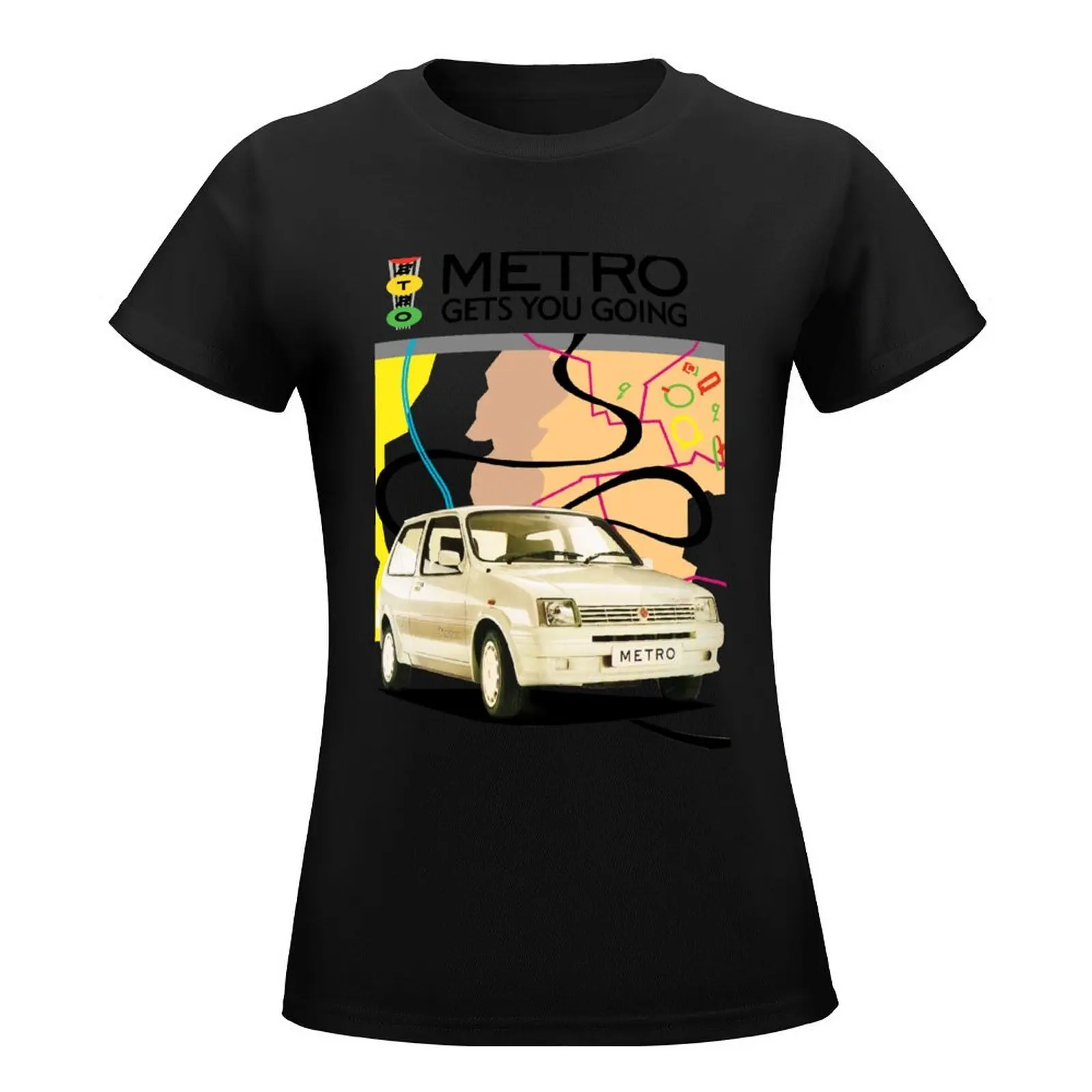 MG METRO T-Shirt tees summer top Female clothing t shirts for Women graphic