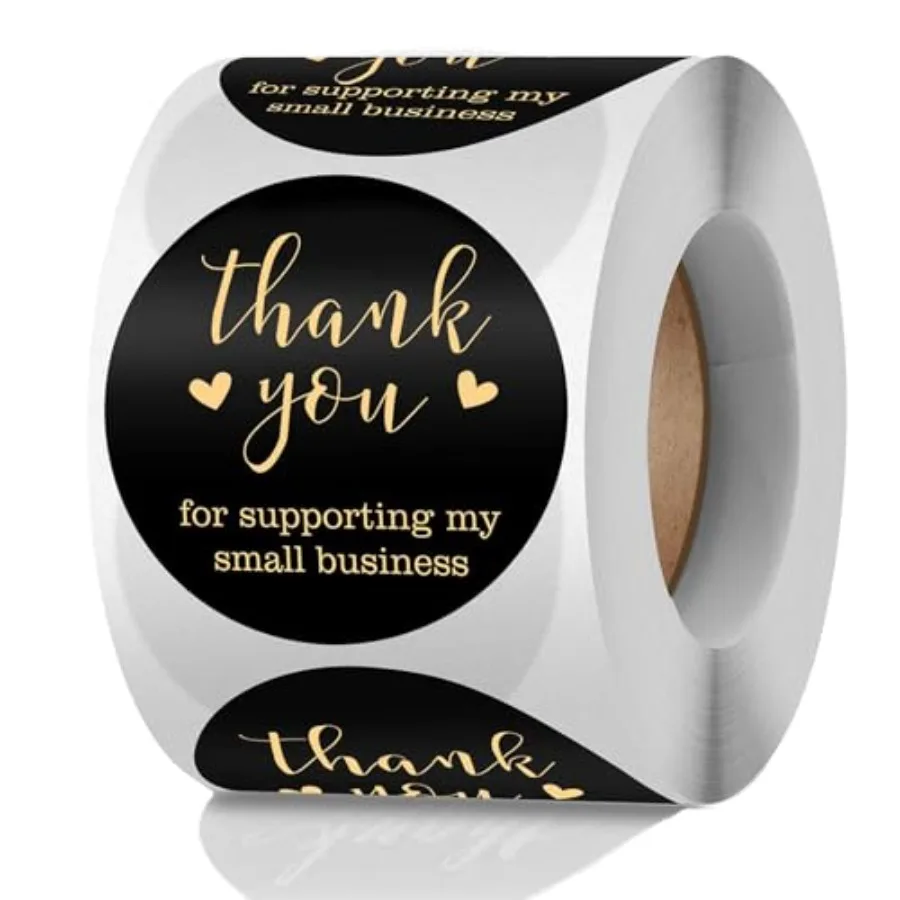 

Thank You for Supporting My Small Business Stickers 2 inch Round 500 Count