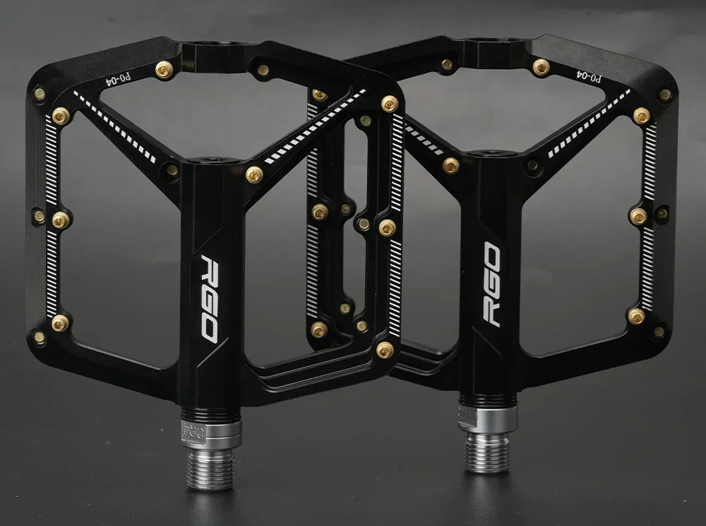 RGO PD04 Fahrradpedale CNC Aluminiumlegierung Radsportpedale für Mountainbikes und Rennräder 3-teilig mit Gleitlager und Schmierung – Detail 11