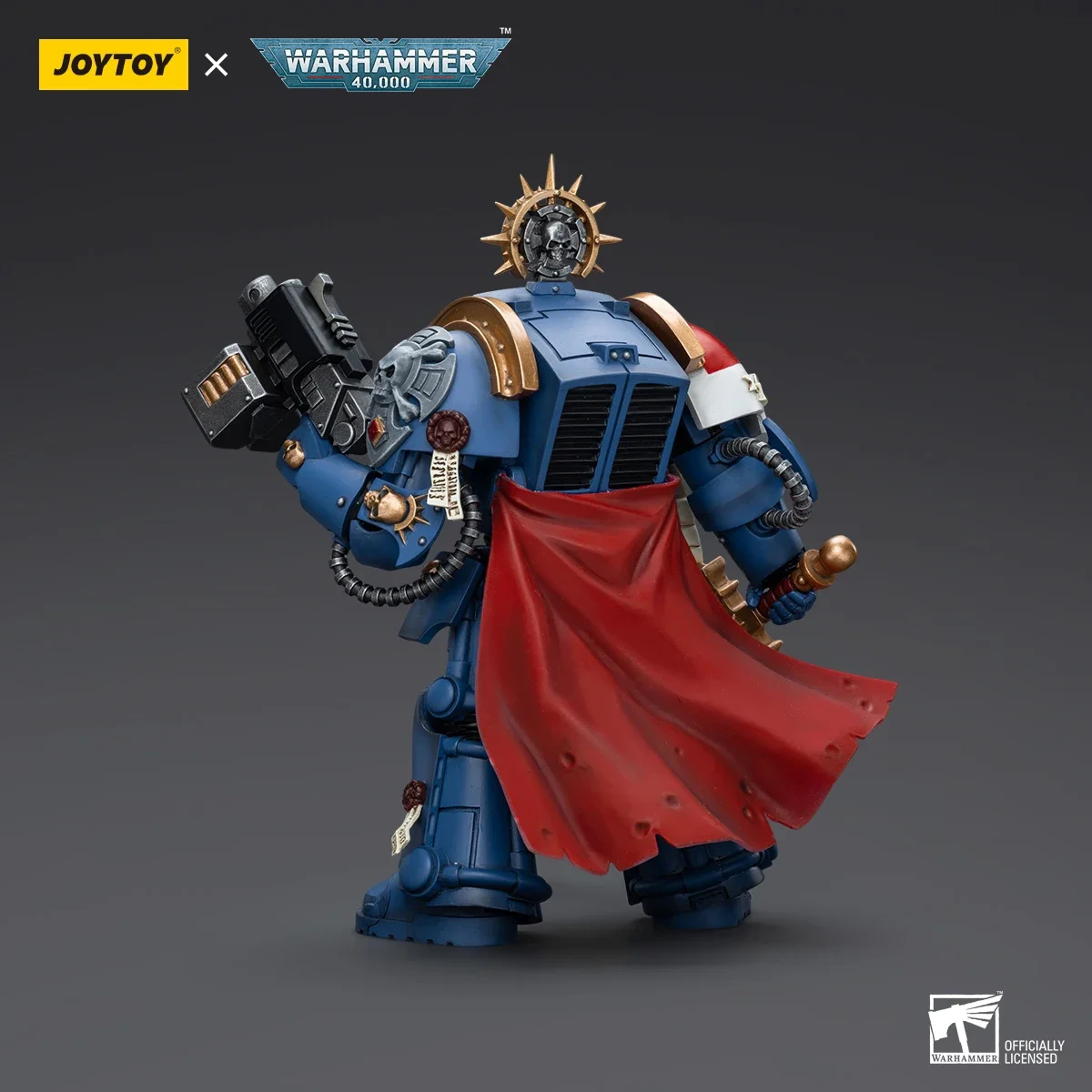 Joytoy warhammer 40k figura de ação 1/18 escala ultramarines terminator equipe articulada modelo militar boneca criança menino brinquedo ornamento