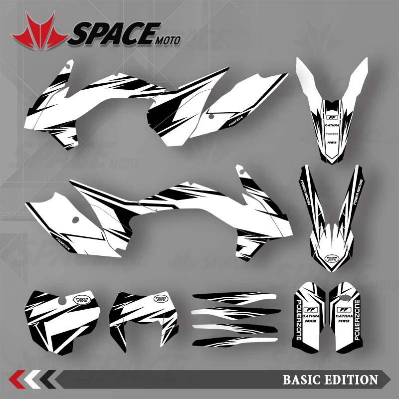 

SPACE MOTO For KTM 13-14 SXF 15 SXF 14-15 EXC 16 EXC Graphics Background Decals Stickers Motorcycle