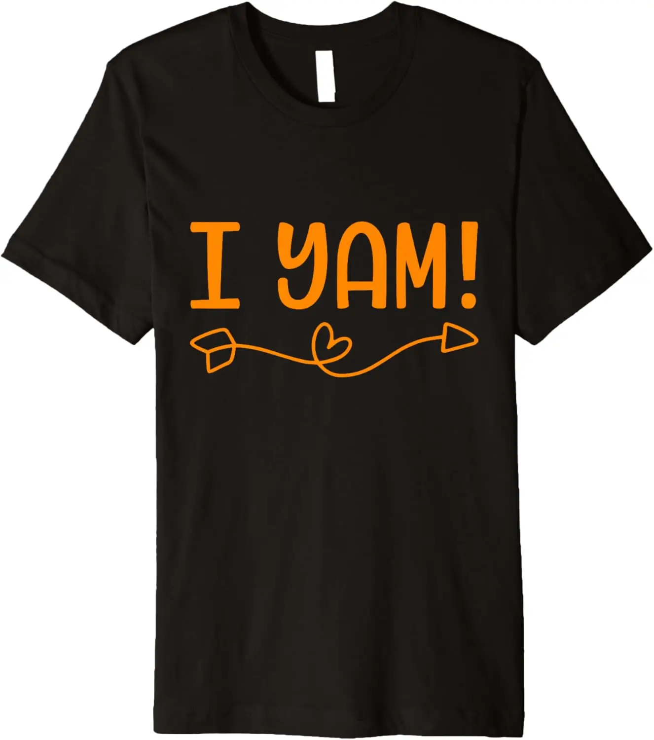 Divertida camiseta premium con diseño de patata dulce I yam para disfraz de Acción de Gracias a juego