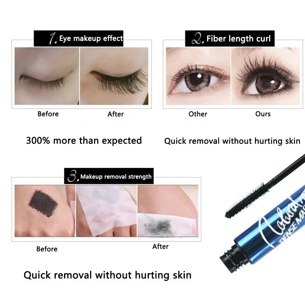 Waterproof Eye Beauty Tool Slim Brush Head Lengthening & Volumizing Mascara Prime Lash Mascara Eye Makeup Eyelash Mascara