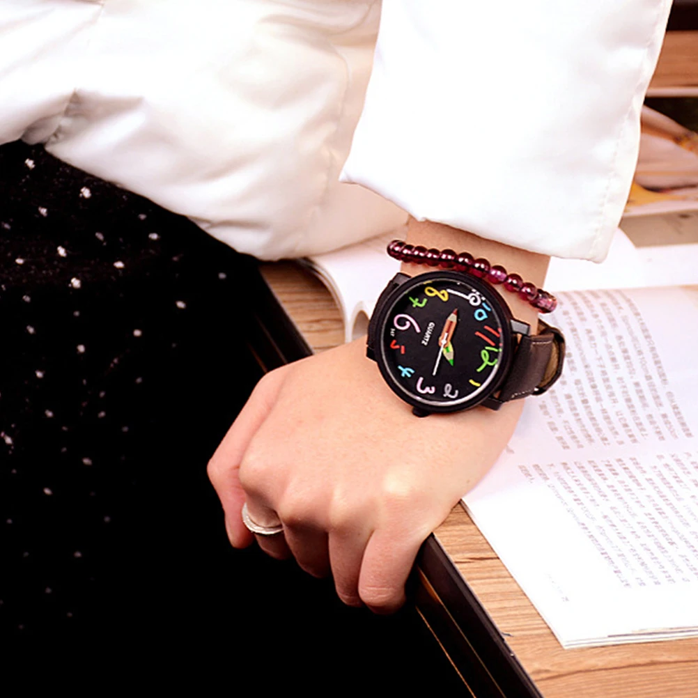 

Waterproof Quartz Cartoon Pattern Wrist Adjustable Strap Comfortable Durable Birthday Christmas Gift School Day Present