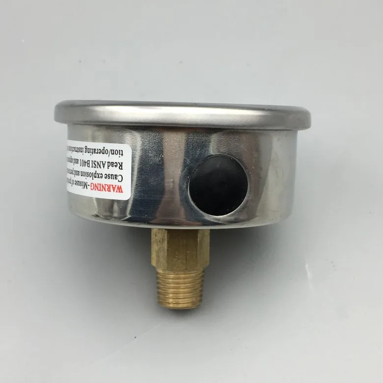 Imagem -04 - Calibre de Pressão à Prova de Choque Axial sem Medidor de Vácuo de Borda Calibre de Pressão de Óleo à Prova de Choque 010kg Yn60z