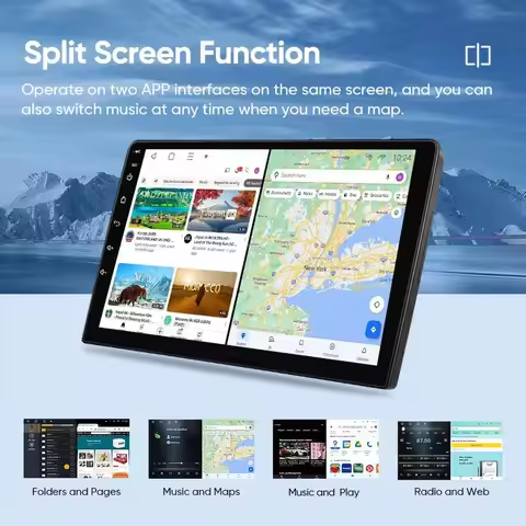 Android 15 For Dodge Caravan 4 For Chrysler Grand Voyager RS 2000-2012 Car Radio Stereo Multimedia Player 4G+Wifi