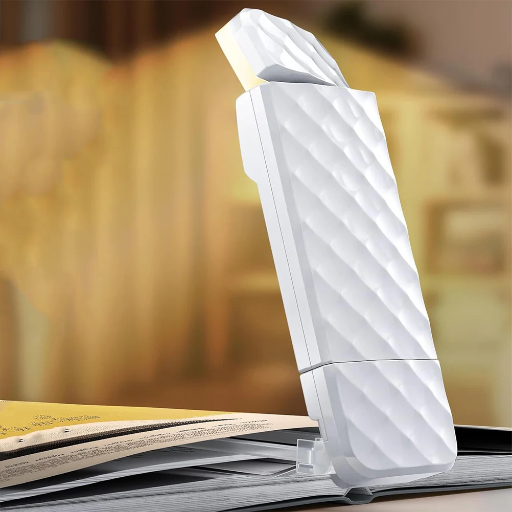 

1 set Light Flexible Led Rechargeable Book Lamp Eye Care Clip On For Dorm Office Night Reading Lights For Books In Bed Bed