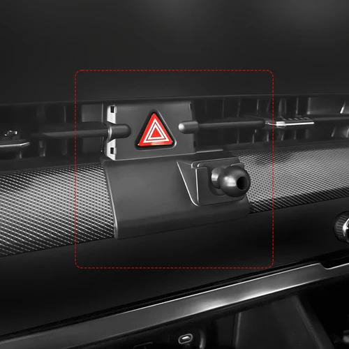 Imagen 2 del producto Para Kia Sportage NQ5 Base de teléfono móvil 17mm soporte de carga accesorios de Clip de sujeción Interior de coche