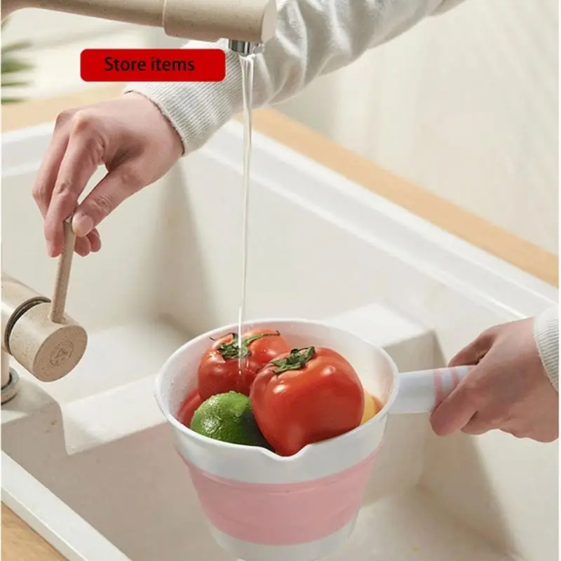 

G6KF Multipurpose Foldable Water Scoops Practical Plastic Safe For Children Kitchen Bathing