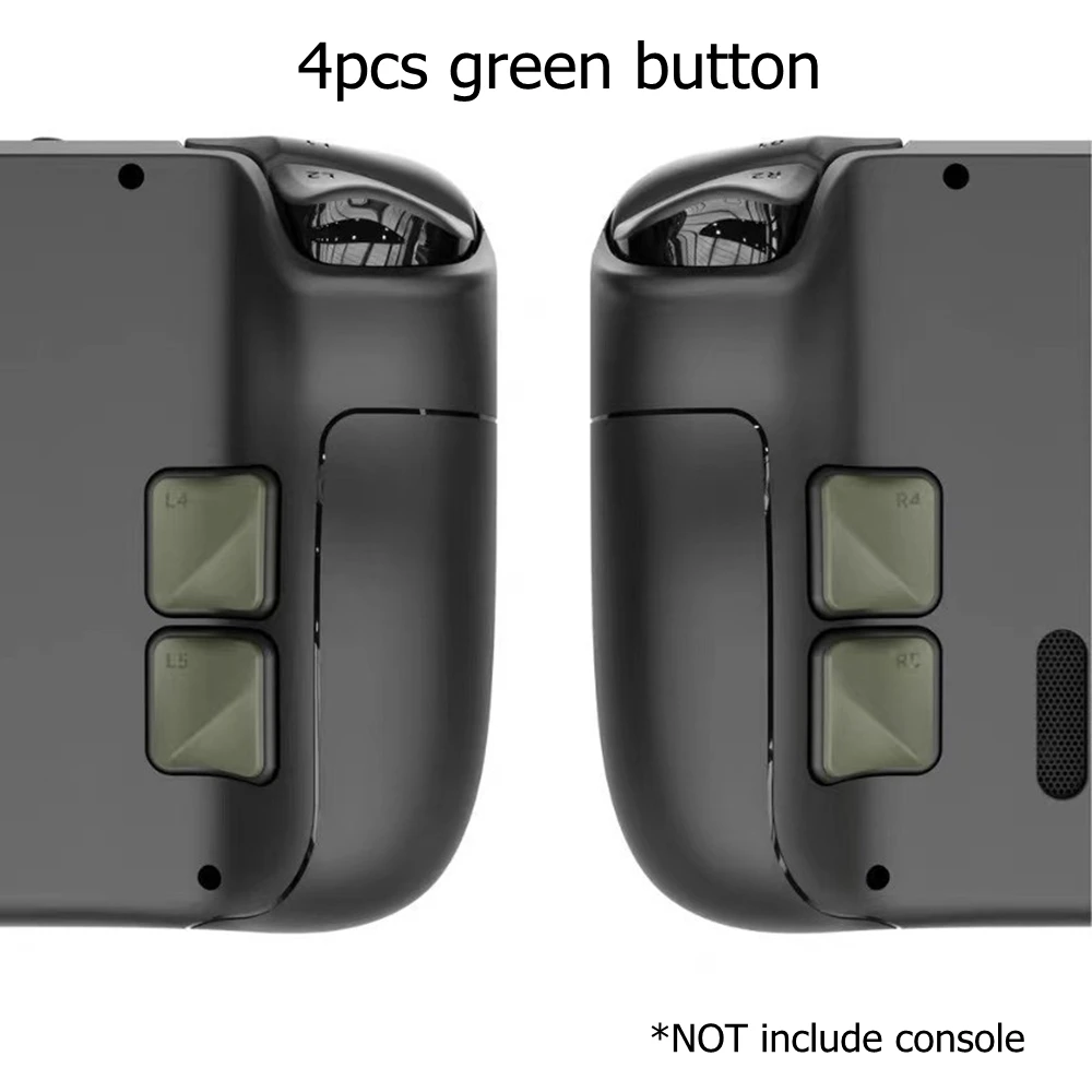Ensemble d'amélioration du bouton arrière pour Steam Deck, manette de jeu antidérapante, anti-rayures, accessoire à poignée souple