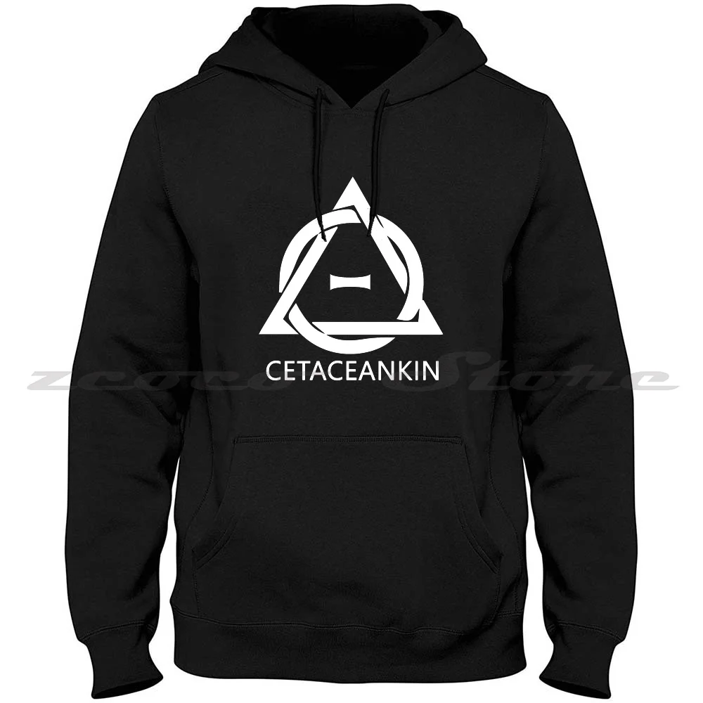 Theta-Delta Therian Symbol Therianthropy Long Sleeve Sweatshirt Casual Hoodie Therian Otherkin Therianthropy