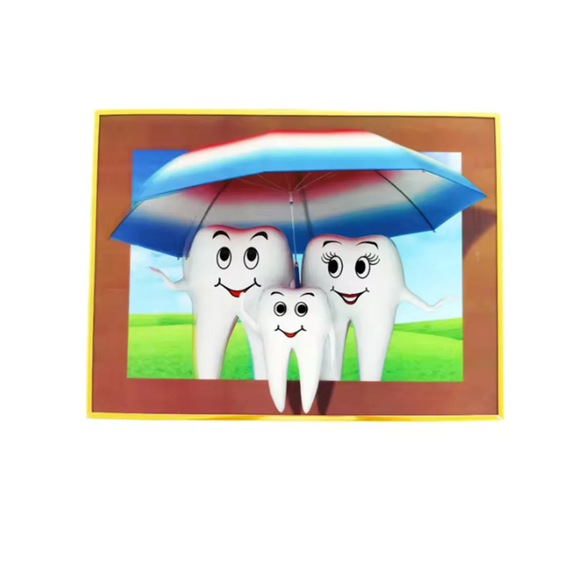 

decorative 3D pictures photo for dental clinic/hospital decoration beautiful tooth teeth whitening orthodontics welcome children