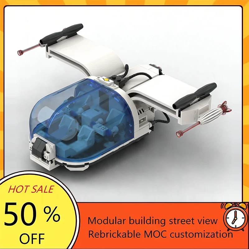 

Набор для сборки космического корабля из 231 детали по мотивам популярного фильма «Звездные войны», модульный конструктор, технологичный подарок, праздничный набор для детей