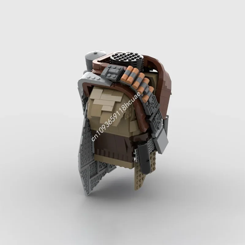 ตัวต่อ MOC หมวกบูช 1219 ชิ้น แบบจำลองการต่อสู้ทางอวกาศ ของเล่นตัวต่อเสริมสร้างทักษะการประกอบ ของขวัญคริสต์มาสสำหรับเด็ก