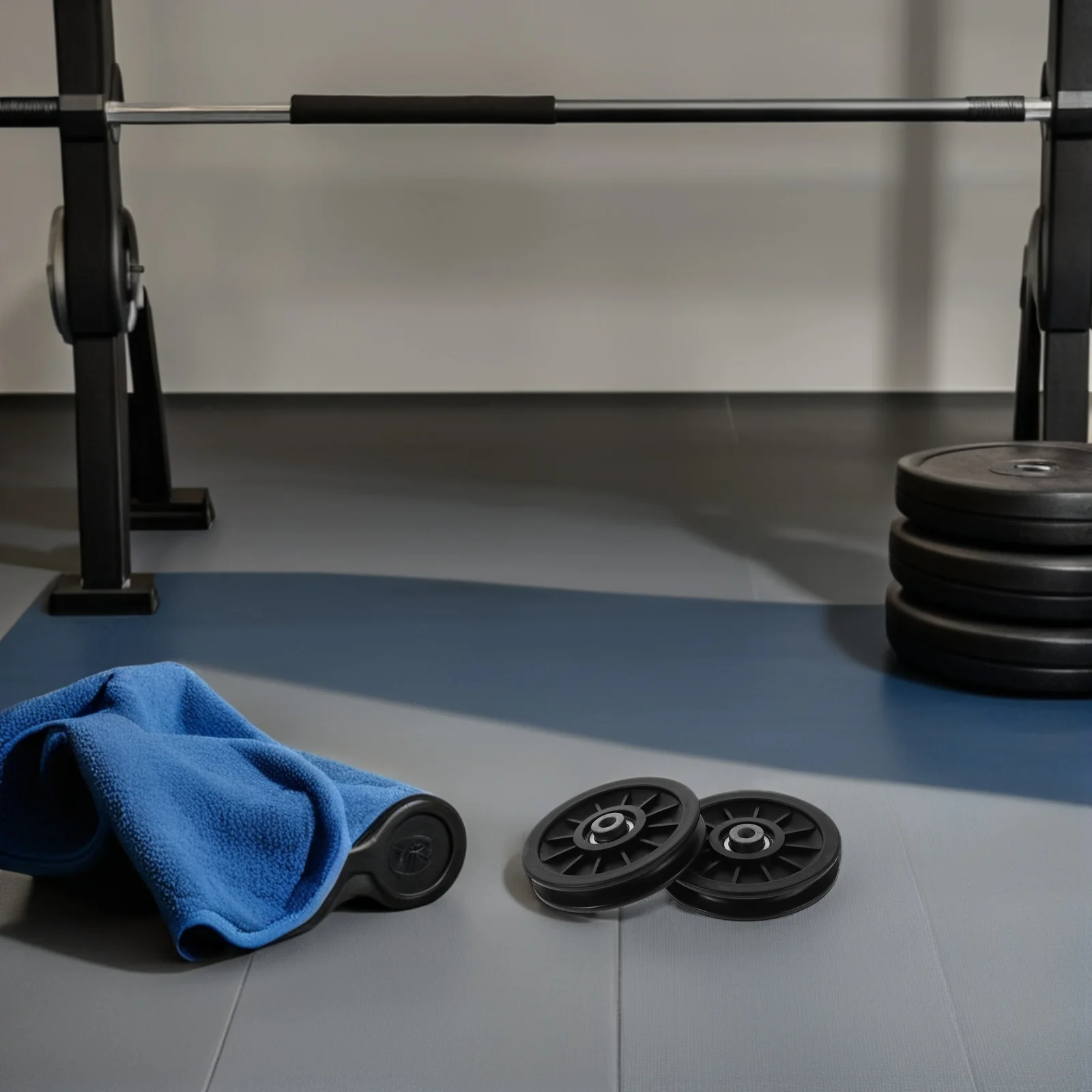 

2pcs Fitness Machine Pulley Wheels 105Mm Heavy Duty Pa Material For Gym Cable Replacement Durable Wheel For Fitness Equipment