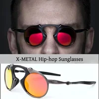Gafas de Sol X-METAL Hip Hop, Modernas, Unisex, Montura de Aleación de Zinc, para Exteriores