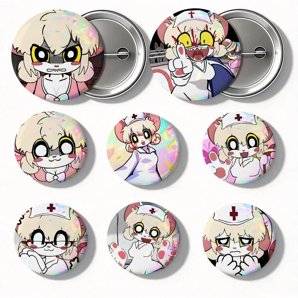 Anime Terrible Mouse Lorna Round Badges Can Be Used To Decorate Clothes And Backpack Pins