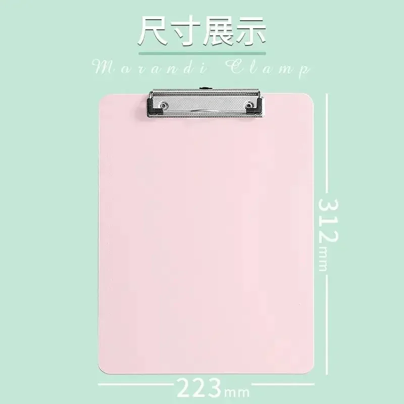 Big A4 File Folder Clipboard Writing Pad Memo Clip Board Clips Test Paper Storage Organizer School Supplies Office Stationary