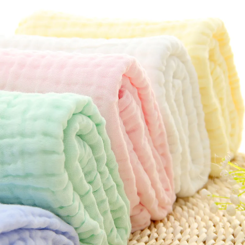 6 Layers Gauze bath towel Baby Receiving Blanket Pure cotton bubble muslin Infant Kids Swaddle Sleeping Baby Blanket Bedding