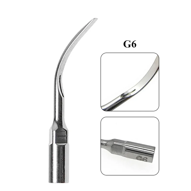 Puntas de escalador Dental G6 Fit EMS, raspador ultrasónico, pieza de mano, escalado Dental, puntas de endodoncia, herramientas dentales