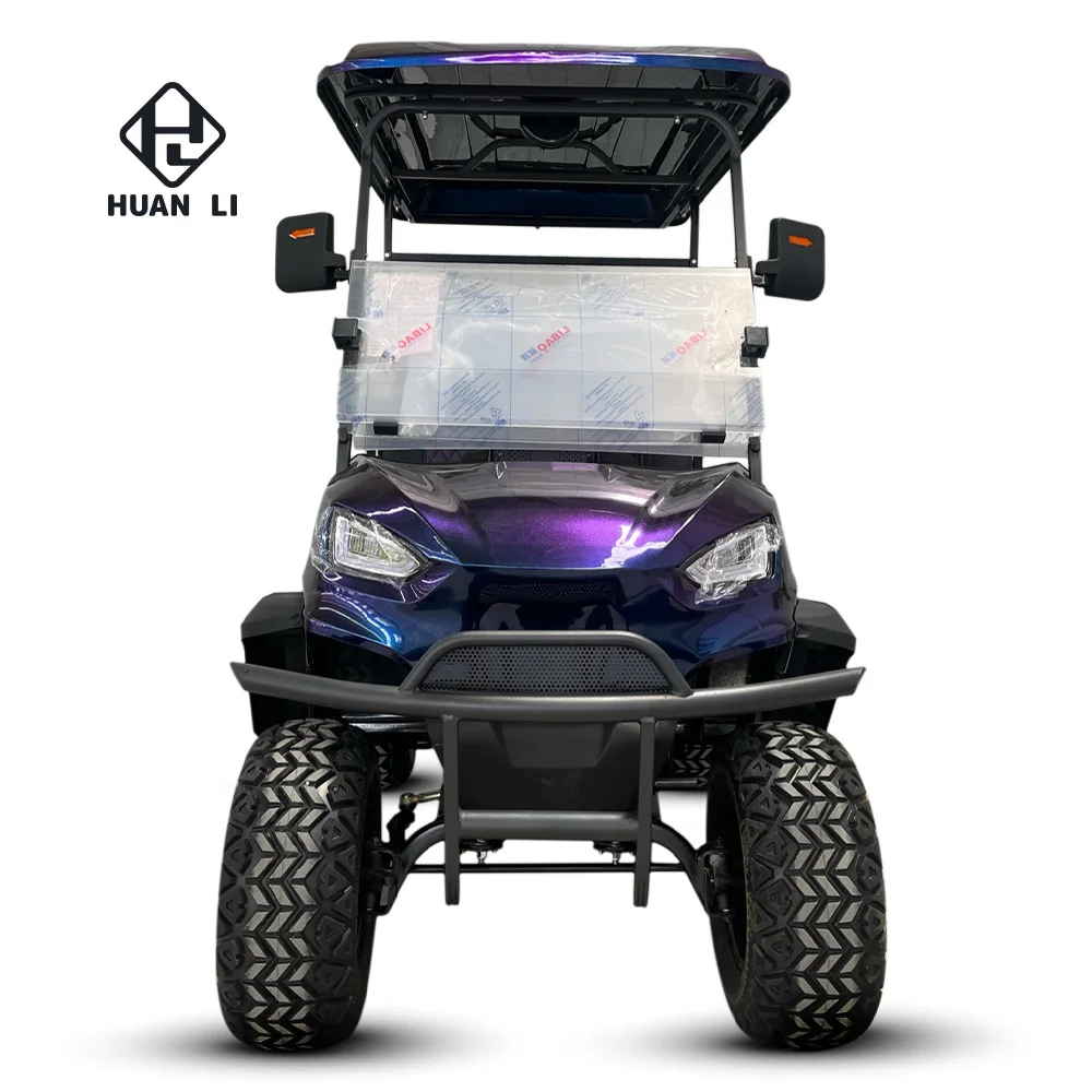 Best Quality 4-Seater Luxury Off-Road Electric Golf Cart With 5kw Motor Steel Chassis 48V Battery CE Certified New Design Buggy