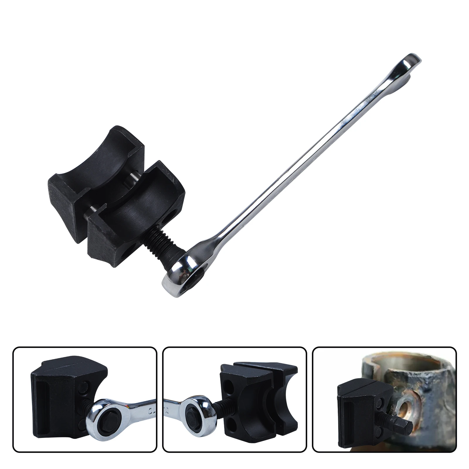 

Shock Absorber Sheep Horn Spreader Disassembly Tool - Professional Strut Compressor Disassembly Kit for Car Suspension Repair