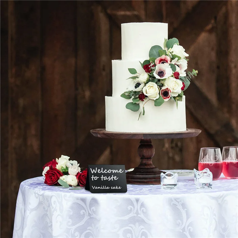 120 PCS Mini Chalkboard Signs 4X3inch Small Chalkboard Chalk Sign Food Labels For Party Buffet Tables ,Easy To Write