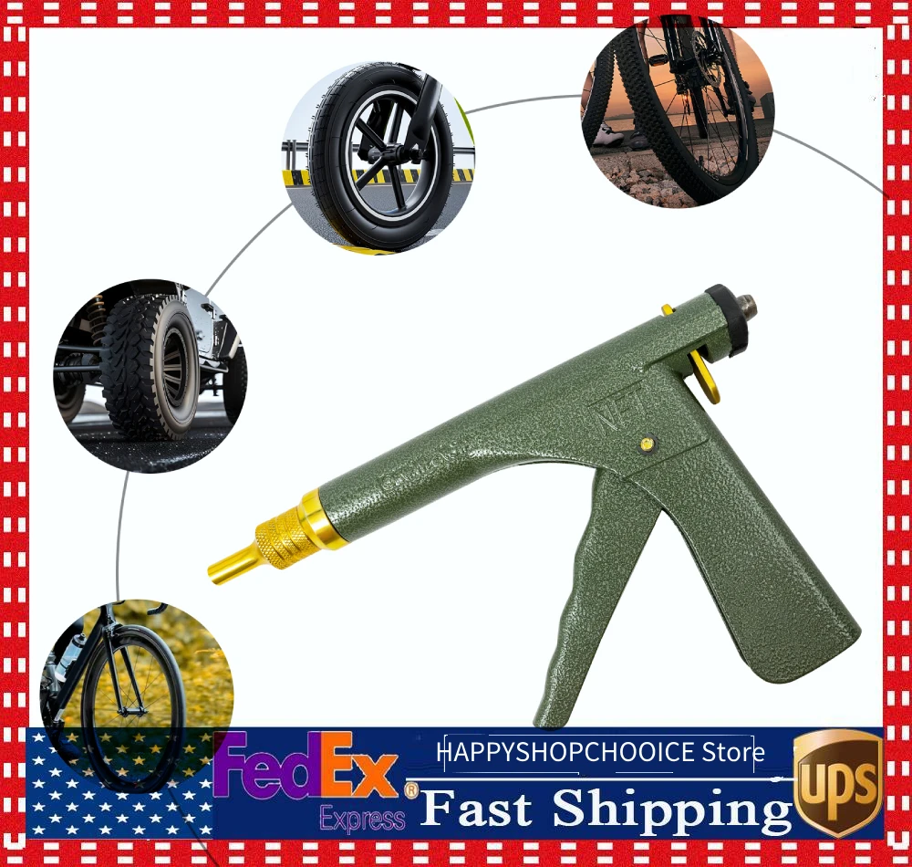 

Car Tire Plugger, Tubeless Tyre Wheel Repair Gun Kit, Tire Gun Puncture Kit