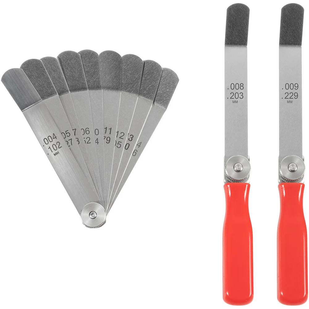 ANX A308 Offset Valve Tappet Gauge Set Premium 11-Blade Feeler Gauge Kit Sizes from 0.004