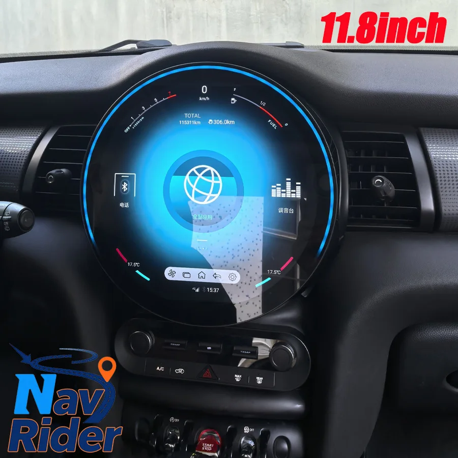 

11.8" Wireless Carplay For BMW Mini One F55 Cooper F56 Clubman F54 2014-2020 Android 15 Auto Radio Multimedia Player GPS Stereo