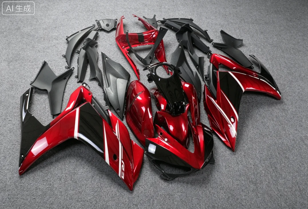 Suitable for yamaha R3 R25 2015 16 17 2018 motorcycle complete fairing shell accessories with tank cover can be customized