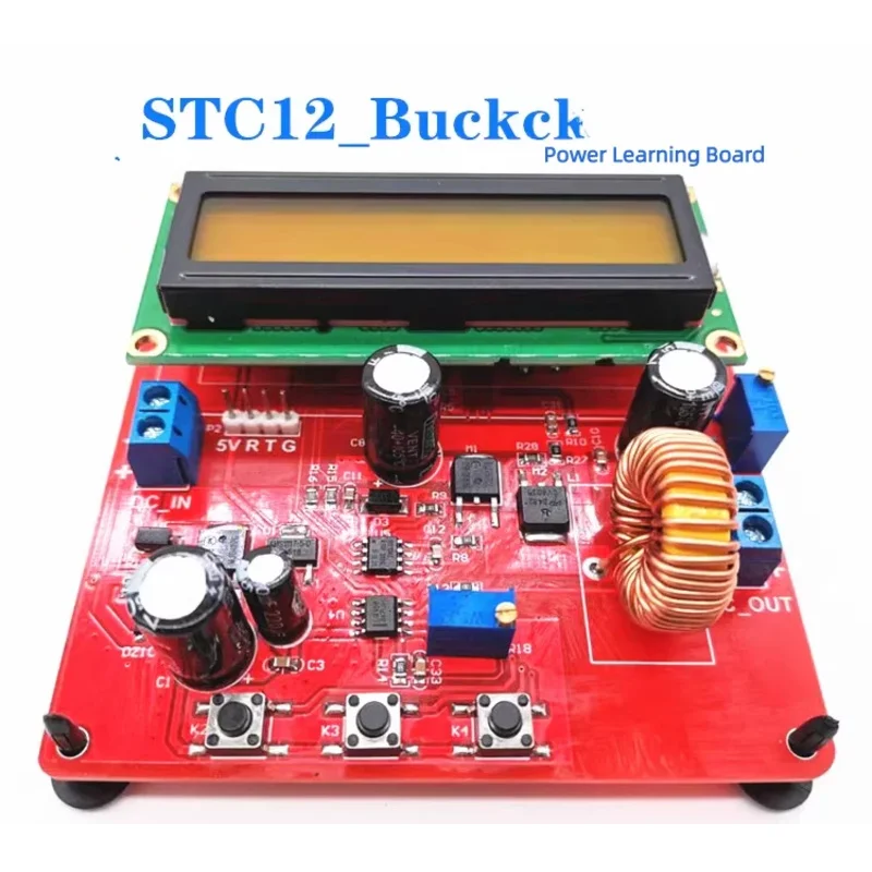 carte-de-developpement-d'alimentation-a-decoupage-buck-stabilisee-cnc-pour-microcontroleur-stc12