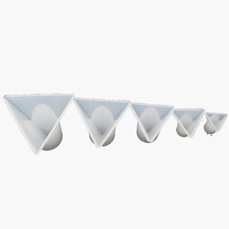 Triangular Pyramid Mold Orgone Generator Mold Cones Flexible Geometry Shape Silicone Mould Epoxy Resin Craft Resin Pendant Mold